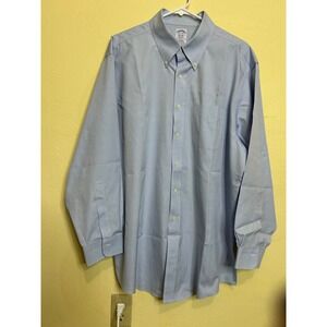 Brooks Brothers 1818 Supima Cotton Classic‎ Shirt Men 17 1/2 - 34